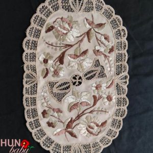Kezdőlap Riselt terítő kalocsai drapp ovális 38x25 cm
